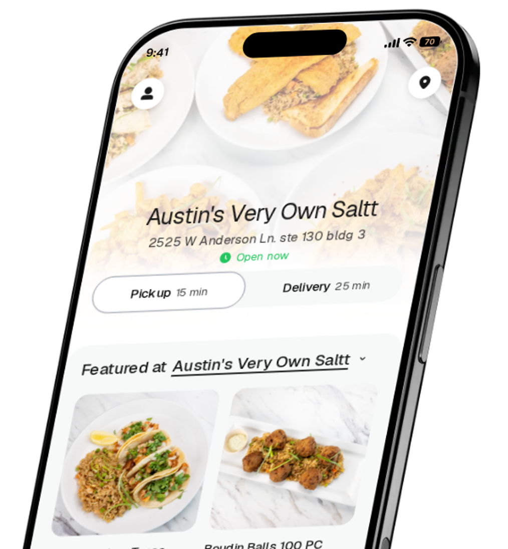 Austin's Very Own Saltt app preview